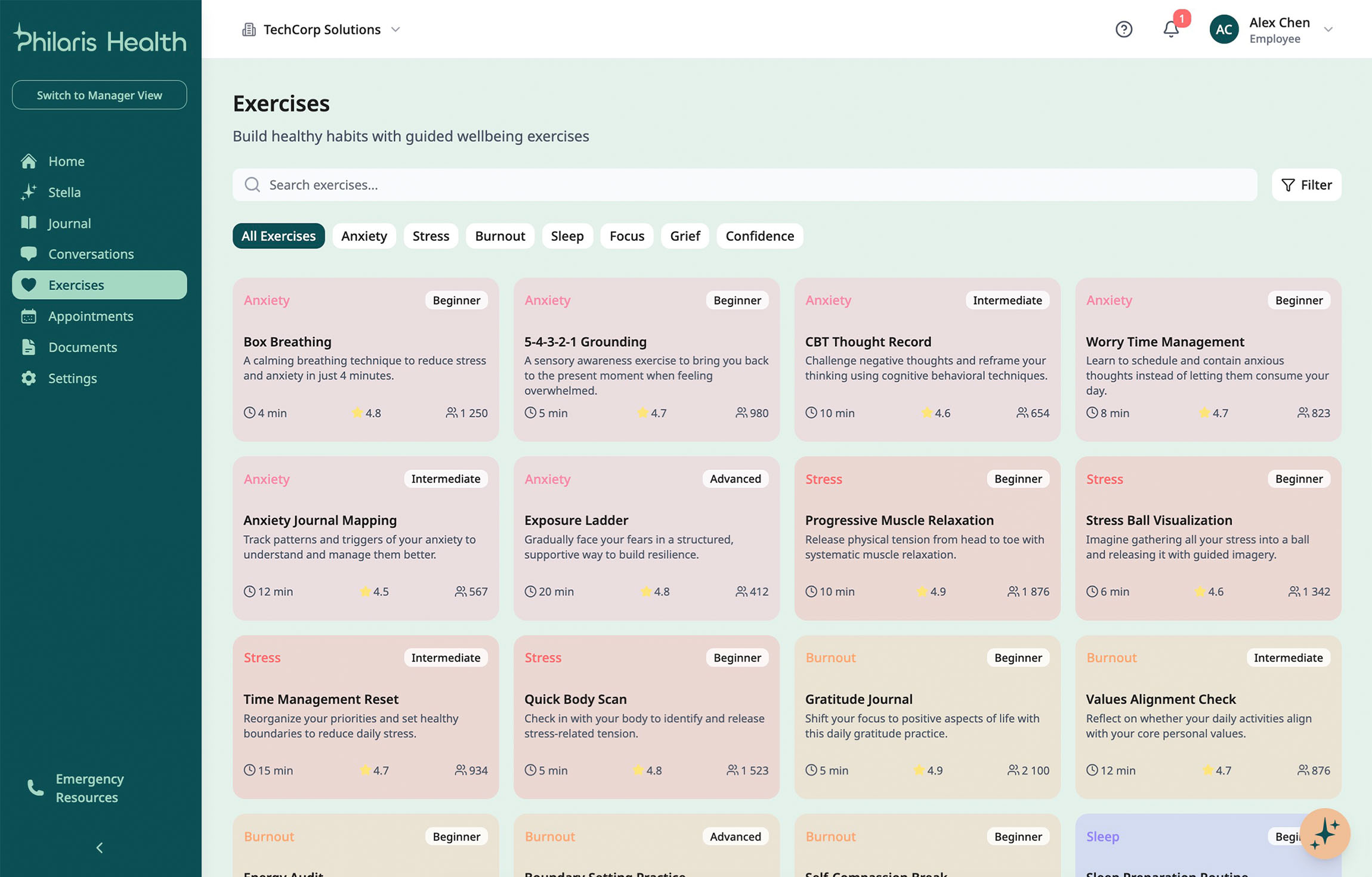 Employee screenshot 2