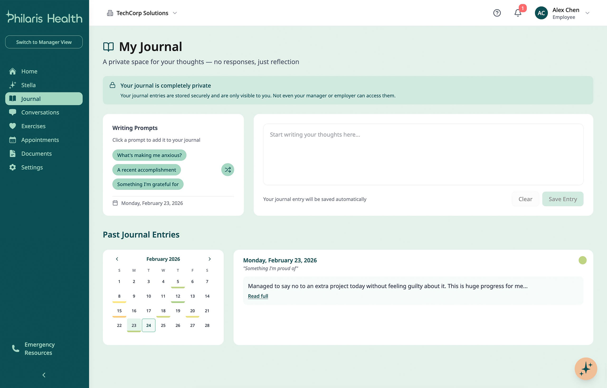 Employee screenshot 3